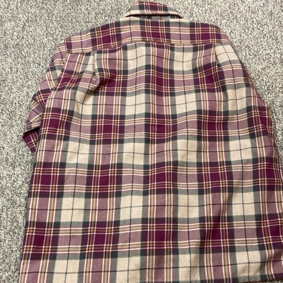 ALANDS END Vintage Men’s Shirt Size L 💯 Wool - Picture 5 of 8